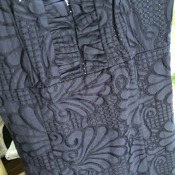 NWT Lilly Pulitzer size 6 Frankie dress A Dollop of Eyelet, True Navy - Picture 6 of 10
